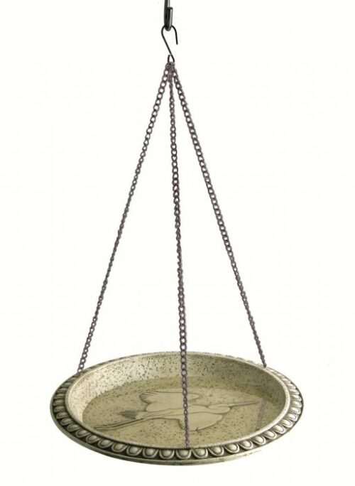 12-inch Audubon Egret Embossed Bird Bath - Image 4