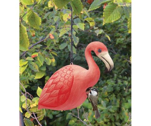 Flamingo Birdhouse