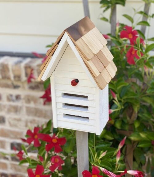 Lady Bug Loft Bug House - White