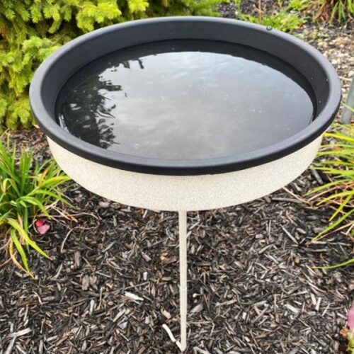 Erva Heated Bird Bath with Pole