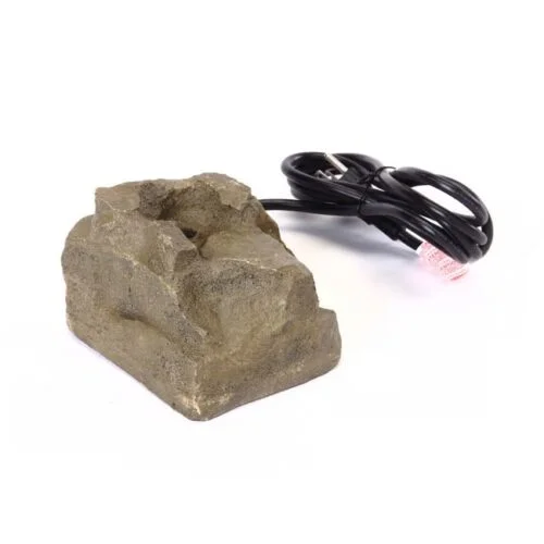 Granite Bubbler Rock for Birdbath with Electric Pump