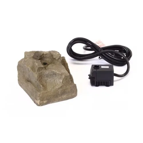 Granite Bubbler Rock for Birdbath with Electric Pump - Image 4