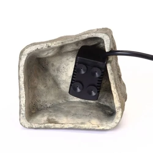Granite Bubbler Rock for Birdbath with Electric Pump - Image 3