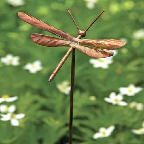 Staked Dragonfly Garden Ornament