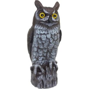 Plastic Great Horned Owl Decoy