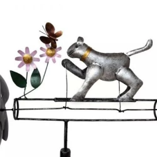 Grey Cat Whirligig - Image 2