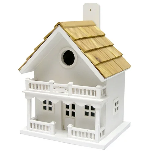 White Chalet Birdhouse