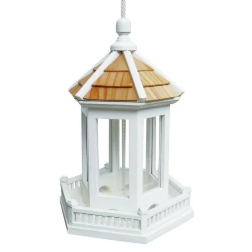 White Gazebo Birdfeeder