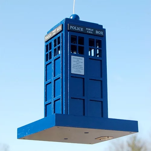Police Call Box Bird Feeder - Image 3