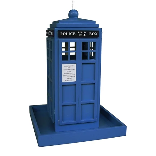 Police Call Box Bird Feeder