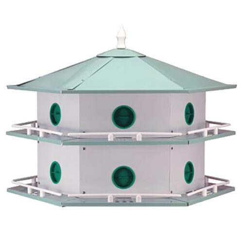 Heath Aluminum 12-Room Deluxe Purple Martin House - Image 4