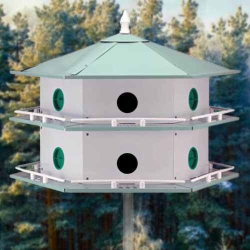 Heath Aluminum 12-Room Deluxe Purple Martin House