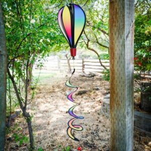 11" Mini Rainbow Blended Hot Air Balloon