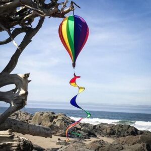 12 Panel Rainbow Hot Air Balloon