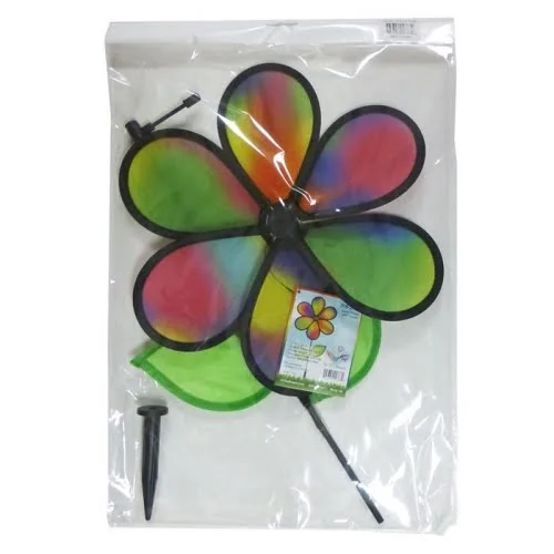 12" Jewel Flower Spinner with Leaves - Image 2