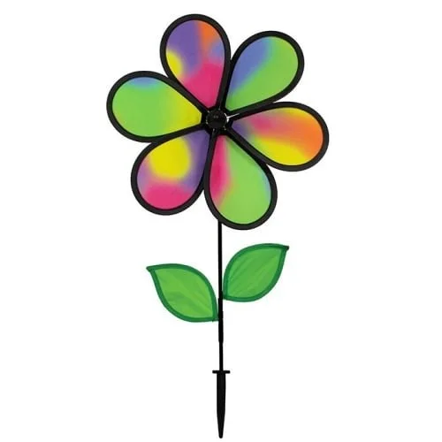 12" Jewel Flower Spinner with Leaves