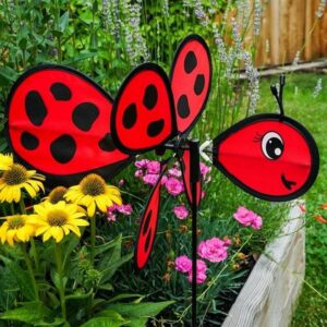 12" Ladybug Baby Spinner with Pole