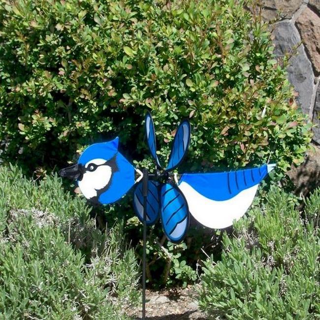 12" Blue Jay Baby Spinner and Pole