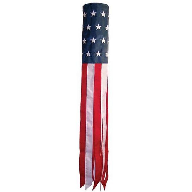 U.S. Stars and Stripes Embroidered 60" Windsock
