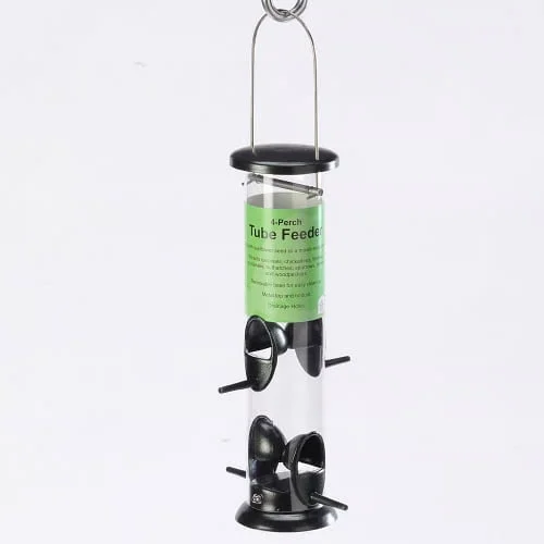 Large 4 Port Bird Tube Feeder - Image 2