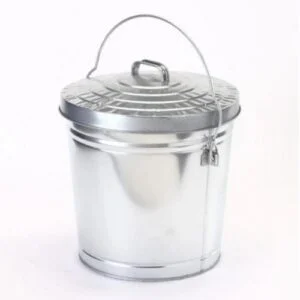 Rodent Proof Galvanized Steel Bird Seed Storage Container (50 lb capacity)