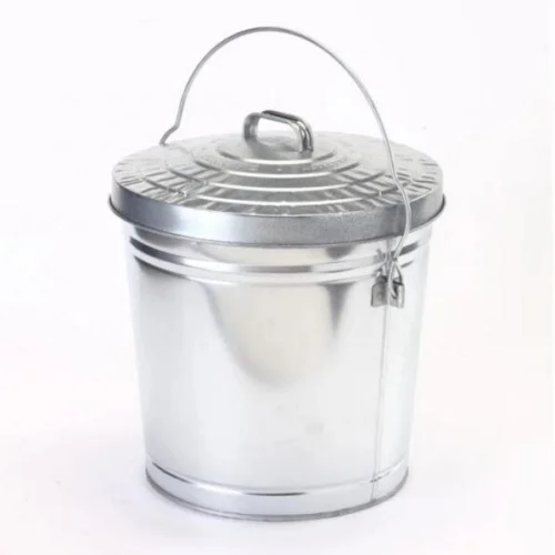 Rodent Proof Galvanized Steel Bird Seed Storage Container (50 lb capacity)