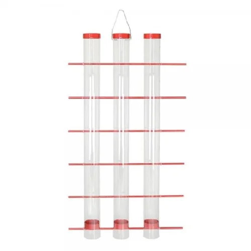 26.5" Finches Favorite 3 Tube Bird Feeder - Image 6
