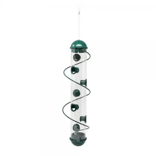 17" Green Spiral Sunflower Seed Bird Feeder - Image 2