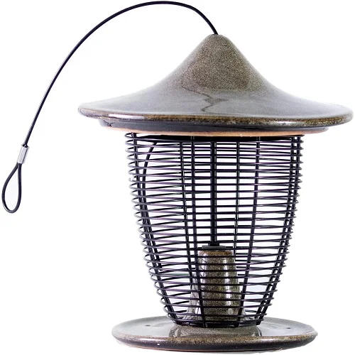 Sandy Granite Pagoda Bird Feeder