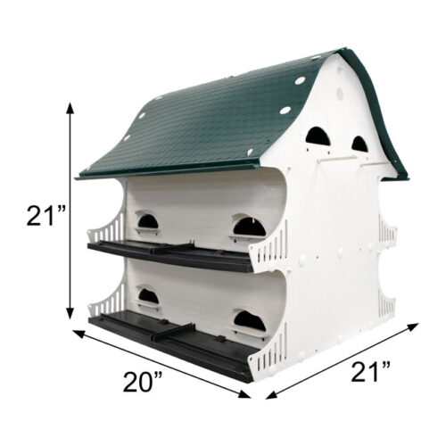 12-Room American Barn Purple Martin House - Image 3