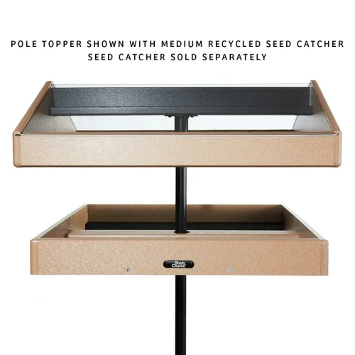Recycled Plastic Pole Topper for Platform Feeders - Image 4