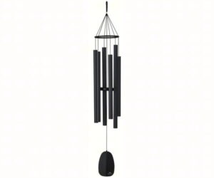 44" Bells of Paradise Large Black Chimes
