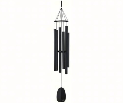 44" Bells of Paradise Large Black Chimes