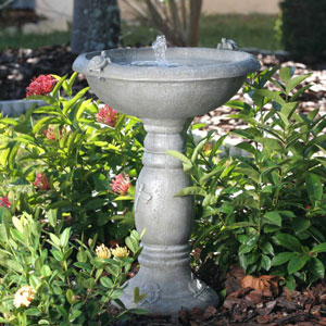 fountain birdbath