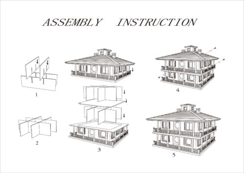 16 Room Clubhouse Birdhouse For Purple Martins - Image 7