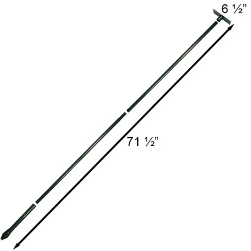 6' Audubon Three Piece Pole Kit, Green 6' x 1" O.D. - Image 10