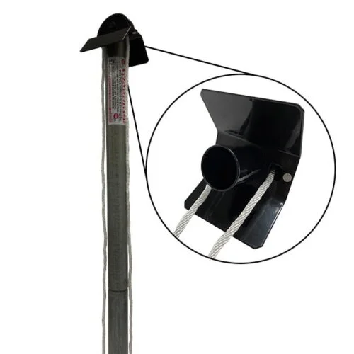 14' Galvanized Steel Easy Pulley System Martin House Pole