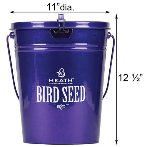 Bird Seed Steel Storage Container (15 lb capacity) - Image 2
