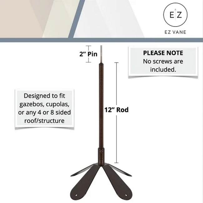 Cat & Butterfly Weathervane - Choice of Roof, Deck, Post, 4-Sided, or Garden Mount - Image 5