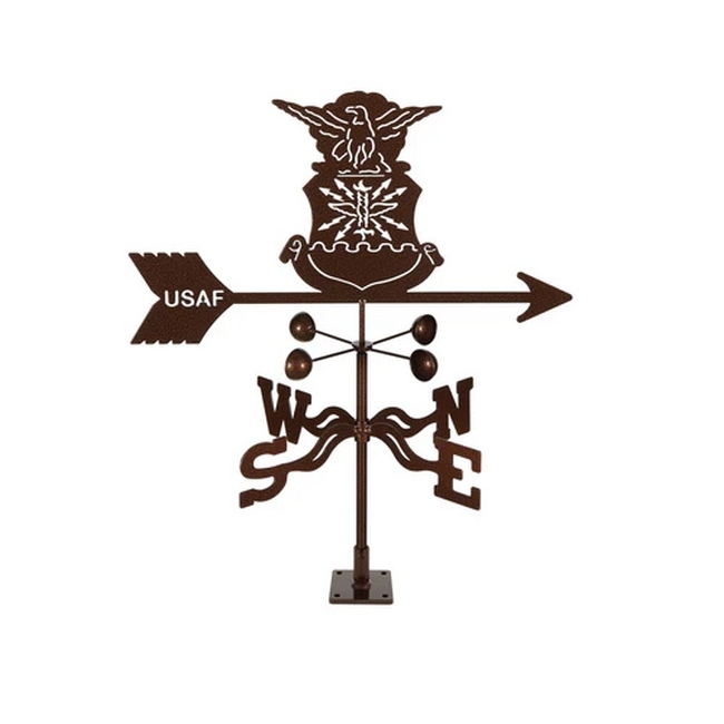Air Force Original Weathervane - Choice of Roof, Deck, Post, 4-Sided, or Garden Mount