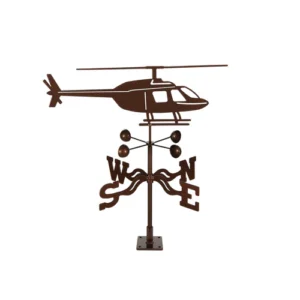 Helicopter Weathervane - Choice of Roof, Deck, Post, 4-Sided, or Garden Mount