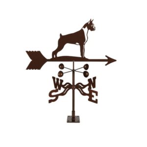 Boxer Dog Weathervane - Choice of Roof, Deck, Post, 4-Sided, or Garden Mount