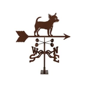Chihuahua Dog Weathervane - Choice of Roof, Deck, Post, 4-Sided, or Garden Mount