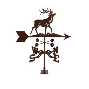 Elk Weathervane - Choice of Roof, Deck, Post, 4-Sided, or Garden Mount