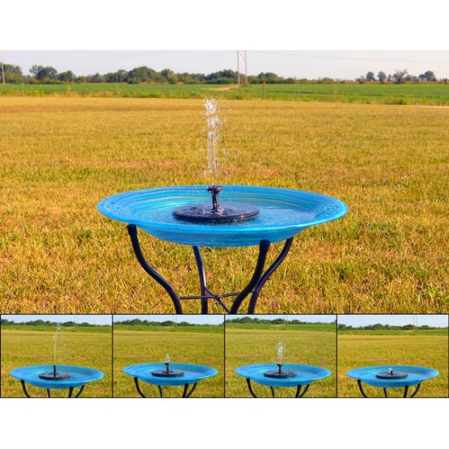 Floating Solar Bird Bath Bubbler