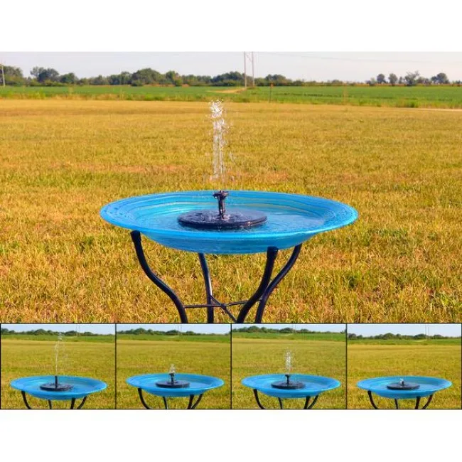 Floating Solar Bird Bath Bubbler