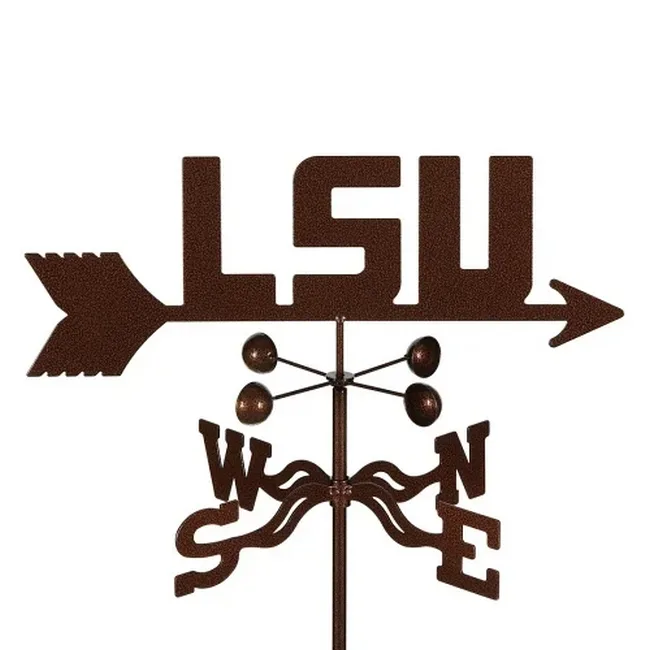 Louisiana State Weathervane - Choice of Roof, Deck, Post, 4-Sided, or Garden Mount