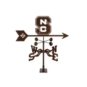 North Carolina State Weathervane - Choice of Roof, Deck, Post, 4-Sided, or Garden Mount
