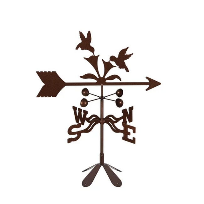 Hummingbird Weathervane - Choice of Roof, Deck, Post, 4-Sided, or Garden Mount - Image 7