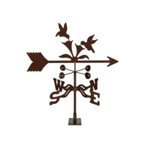 Hummingbird Weathervane - Choice of Roof, Deck, Post, 4-Sided, or Garden Mount